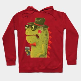 Dino bandito (olive) Hoodie